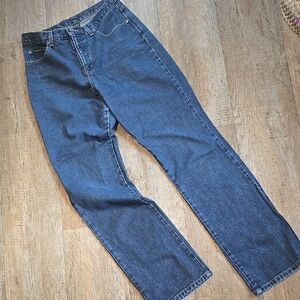 New York Jeans Women's Boot cut Tall Blue Sz 10 Excellent